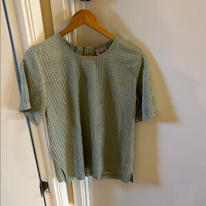 Relaxed Short Sleeve Tee in Light Sage Green